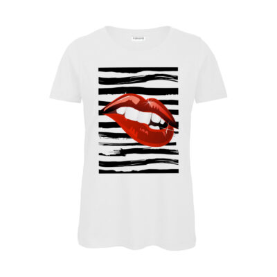 T-Shirt Lips & Stripes